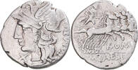 Denarius Coin, Baebia, Rome, Silver, Crawford:236/1 -
