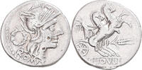 Denarius Coin, Cloulia, Rome, Silver, Crawford:260/1 -