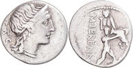 Denarius Coin, Herennia, Rome, Silver, Crawford:308/1a -