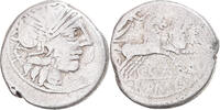 Denarius Coin, Porcia, Rome, Silver, Crawford:274/1 -