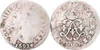 France 4 Sols aux 2 L Coin, Louis XIV, Metz, Silver -