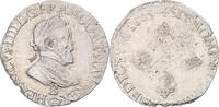 France 1/2 Franc Coin, Henri IV, Rouen, Silver, Gadoury:590 -