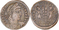 Follis Coin, Constantine II, Nicomedia, Bronze -