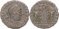 Follis Coin, Constantine II, Constantinople, Copper -