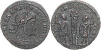 Follis Coin, Constantine II, Lugdunum, Bronze -