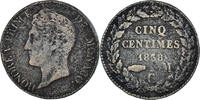 Monaco 5 Centimes Coin, Honore V, Copper -