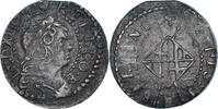Spain Seiseno Coin, CATALONIA, Louis XIV, Barcelona, Copper -