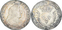 France 1/2 Ecu aux palmes Coin, Louis XIV, Paris, réformé -
