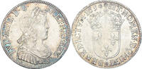 France 1/4 Écu à la mèche longue Coin, Louis XIV, Paris -