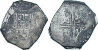 Spain 8 Reales Coin, COB, Silver -