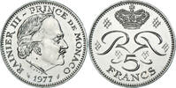 Monaco 5 Francs Coin, Rainier III, Cupronickel -