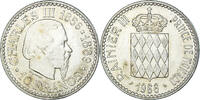 Monaco 10 Francs Coin, Rainier III, Charles III, Silver -