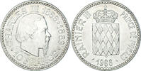 Monaco 10 Francs Coin, Rainier III, Charles III, Silver -