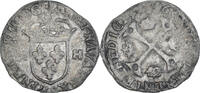 France Douzain aux deux H Coin, Henri IV, Troyes, 1st Type -