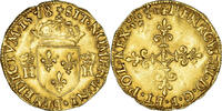 France Écu d'or au soleil Henri III, Bayonne, 2nd type, Gold -