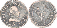 France Double Tournois Coin, Henri III, Amiens -