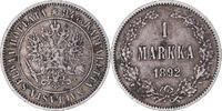 Finland Markka Coin, Alexander III, Helsinki, Silver, KM:3.2 -