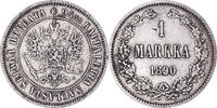 Finland Markka Coin, Alexander III, Helsinki, Silver, KM:3.2 -