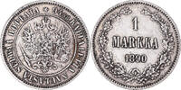 Finland Markka Coin, Alexander III, Helsinki, Silver, KM:3.2 -