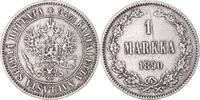 Finland Markka Coin, Alexander III, Helsinki, Silver, KM:3.2 -