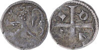 Belgium Denier au lion Coin, Jean Ier de Brabant, Silver -