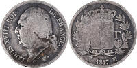 France 2 Francs Coin, Louis XVIII, Toulouse, Silver, KM:710.8 -