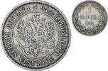 Finland Markka Coin, Alexander II, Helsinki, Silver, KM:3.2 -