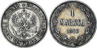 Finland Markka Coin, Alexander III, Helsinki, Silver, KM:3.2 -
