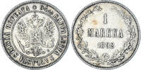 Finland Markka Coin, Alexander III, Helsinki, Silver, KM:3.2 -