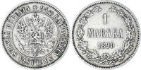 Finland Markka Coin, Alexander III, Helsinki, Silver, KM:3.2 -