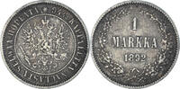 Finland Markka Coin, Alexander III, Helsinki, Silver, KM:3.2 -
