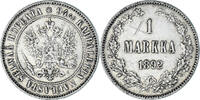 Finland Markka Coin, Alexander III, Helsinki, Silver, KM:3.2 -