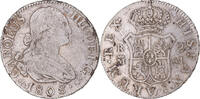 Spain 2 Reales Coin, Charles IV, Madrid, Silver, KM:430.1 -
