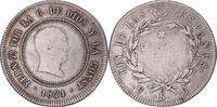 Spain 10 Reales Coin, Ferdinand VII, Bilbao, Silver, KM:560.1 -