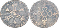 France 6 Deniers Coin, Louis XIV, Aix, Copper -