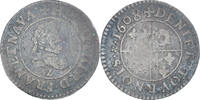 France Denier tournois du Dauphiné Coin, Henri IV, Grenoble -