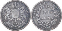 INDIA-BRITISH 1/2 Anna Coin, Guillaume IV, Copper, KM:447.1 -