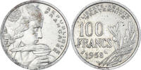 France 100 Francs Coin, Cochet, Paris, Chouette, Cupronickel -