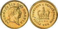 Great Britain 1/3 Guinea George III, London, Gold -