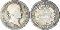 France 2 Francs Napoleon I, Toulouse, Silver, Gadoury:501 -
