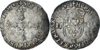 France 1/4 Ecu Coin, Henri IV, Aix-en-Provence, Silver -