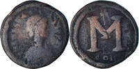 Follis Coin, Anastasius I, Constantinople, Bronze -