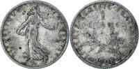 France Franc Coin, Semeuse, Paris, Silver, KM:844.1 -