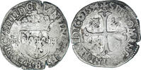 France Douzain aux deux H Coin, Henri IV, Rouen, 2nd type -