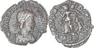 Follis Coin, Valentinian II, Aquileia, Bronze, RIC:58a -