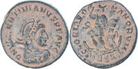 Follis Coin, Valentinian II, Thessalonica, Bronze -