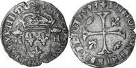 France Douzain aux deux H Coin, Henri IV, Clermont-Ferrand, 5th type -