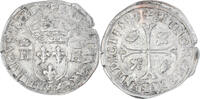 France Douzain aux deux H Coin, Henri IV, Clermont-Ferrand, 5th type -