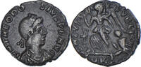 Follis Coin, Theodosius I, Kyzikos, Bronze -