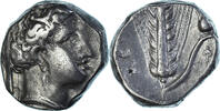 Stater Coin, Lucania, Metapontion, Silver, HN -